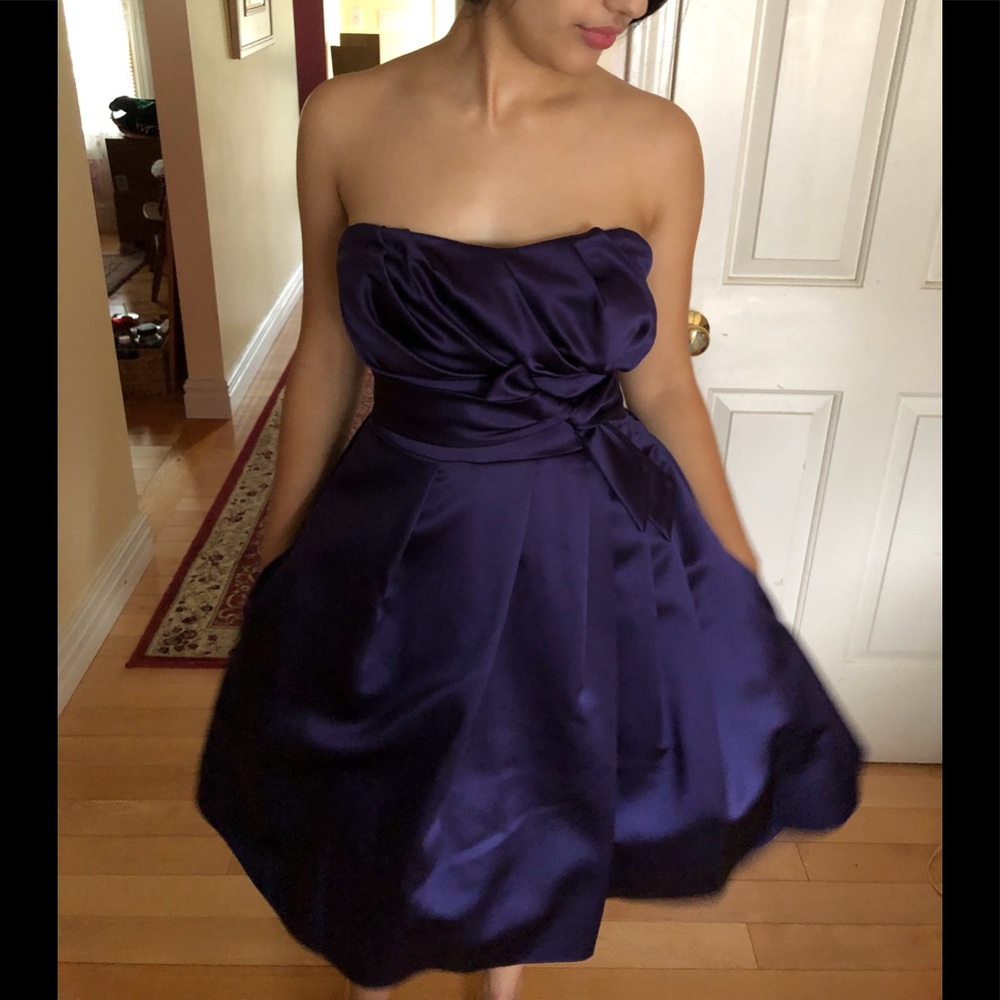 Plum Purple Semi-Formal Dress